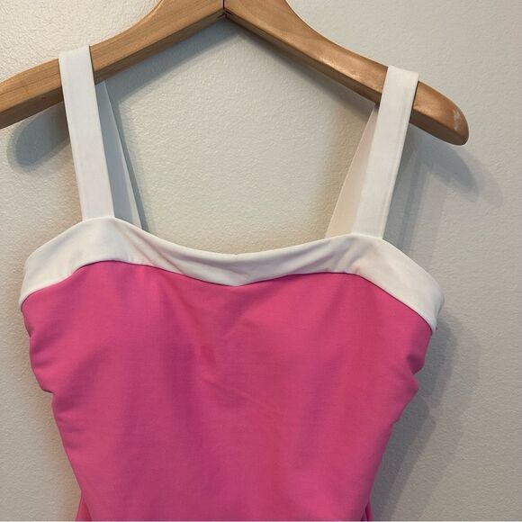 Miraclesuit Swimwear Pink and White Swimsuit - Picture 2 of 5